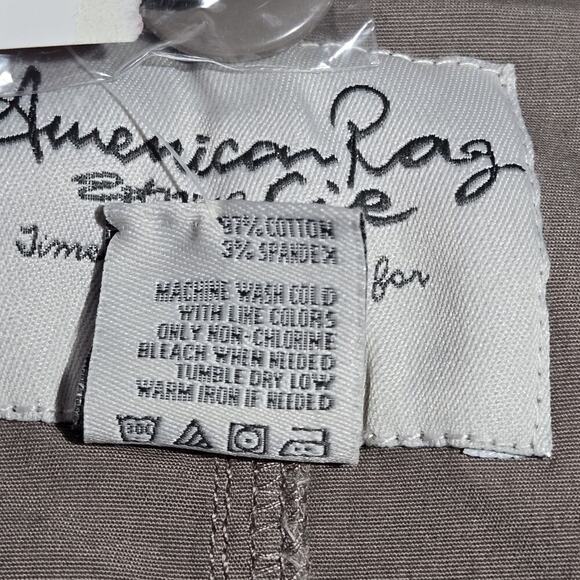 American Rag Jacket Double Breasted Classic Minimalist PLUS 3X Cottage Beige NWT - Picture 11 of 11